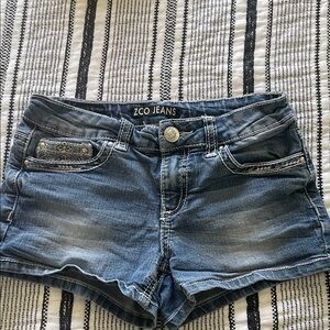 Kids Blue Denim Shorts